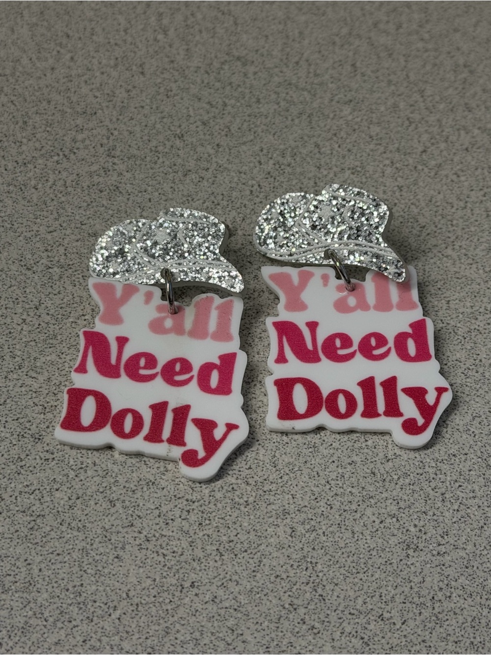 Y'all Need Dolly Pink Statement Earrings